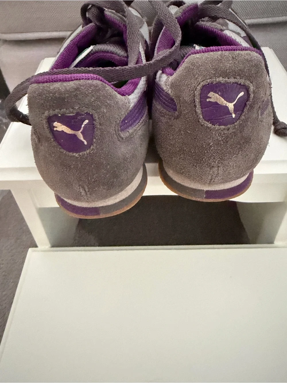 PUMA Women's Purple & Gray Retro Runner Sneakers